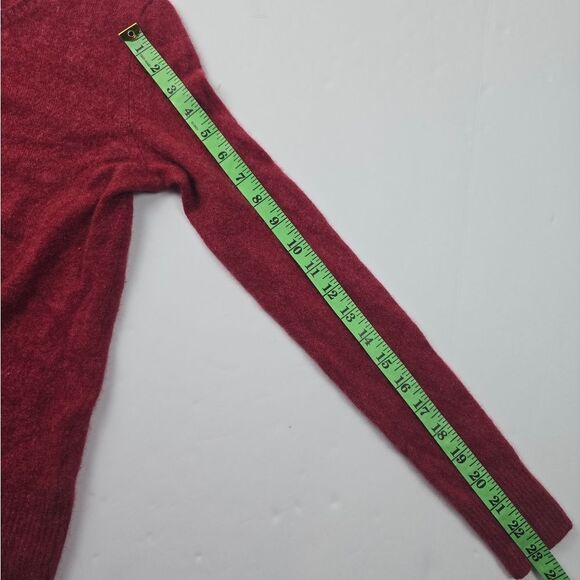 Saks Fifth Avenue -  Cashmere Cardigan Sweater Red - Small - Picture 8 of 8